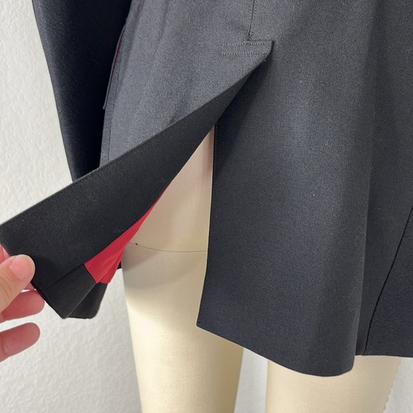 Shiro Sakai Wool Asymetric Placket Tailored Mixed Media Japan Blazer Coat Jacket - Picture 7 of 11